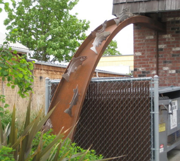Downspout Landscaping Ideas 10