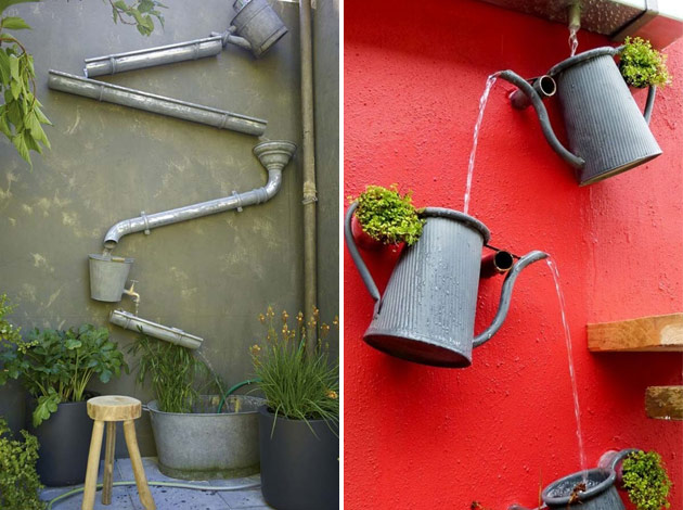 Fun and Useful Downspout Landscaping Ideas Downspout Landscaping Ideas 3