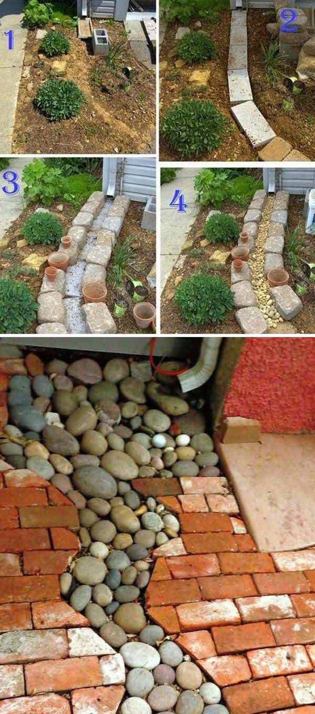 Fun and Useful Downspout Landscaping Ideas Downspout Landscaping Ideas 6