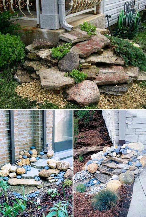 Fun and Useful Downspout Landscaping Ideas Downspout Landscaping Ideas 7