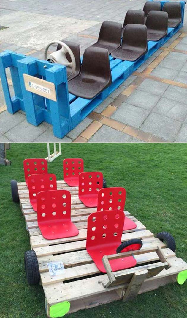 17 Cute Upcycled Pallet Projects for Kids Outdoor Fun Pallet Projects For Kids Outdoor Time 16