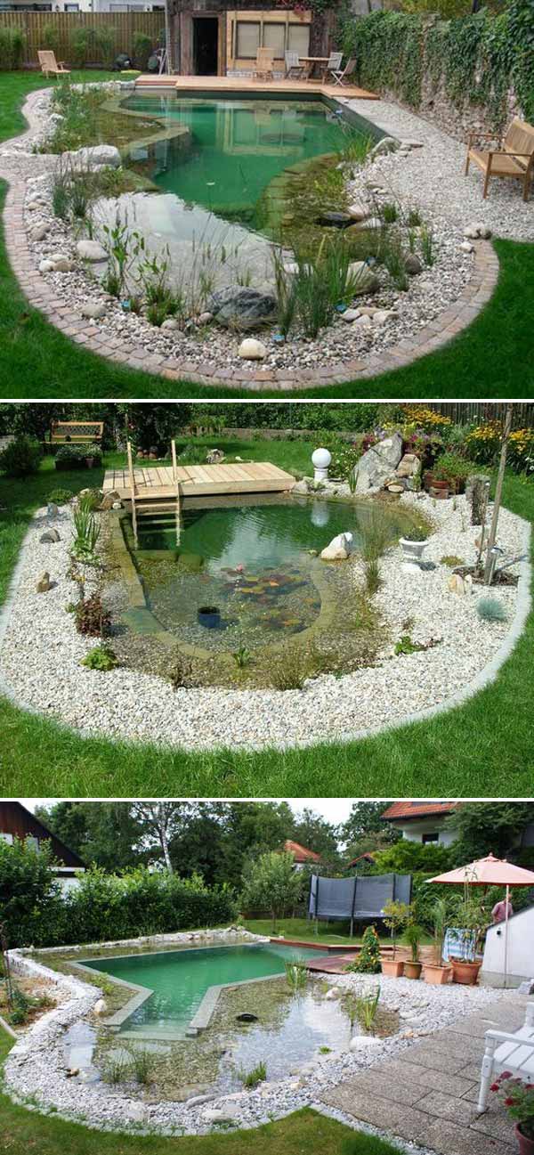 17 Family Natural Swimming Pools You Want To Jump Into Immediately Natural Swimming Pools 17