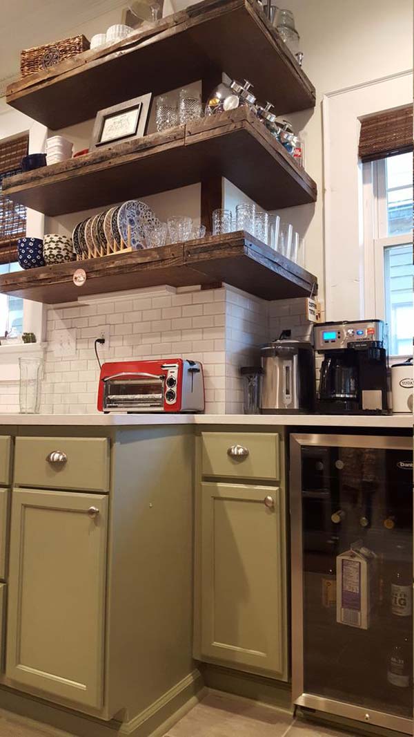 Top 26 Awesome Ideas to Use Narrow or Dead Space in Kitchen Hack Narrow Kitchen Space 11