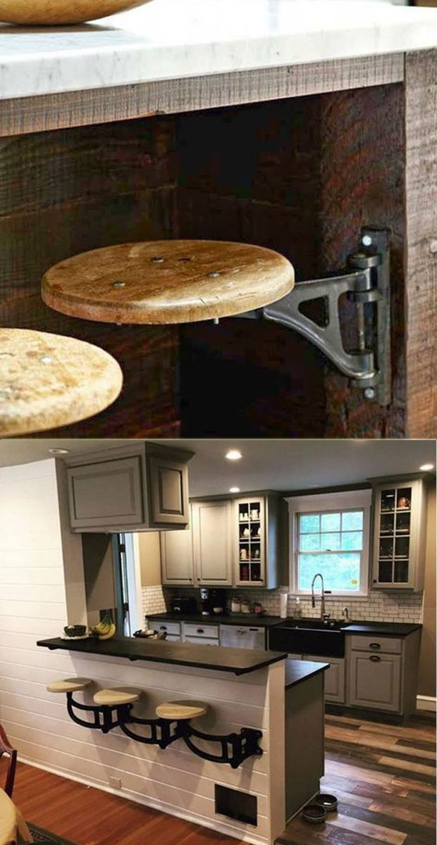 Top 26 Awesome Ideas to Use Narrow or Dead Space in Kitchen Hack Narrow Kitchen Space 15