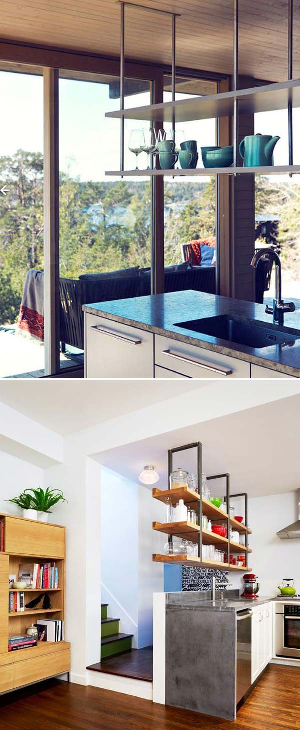 Top 26 Awesome Ideas to Use Narrow or Dead Space in Kitchen Hack Narrow Kitchen Space 20