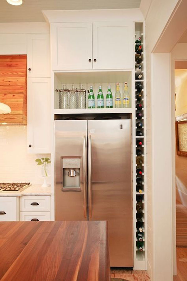 Top 26 Awesome Ideas to Use Narrow or Dead Space in Kitchen Hack Narrow Kitchen Space 5 2