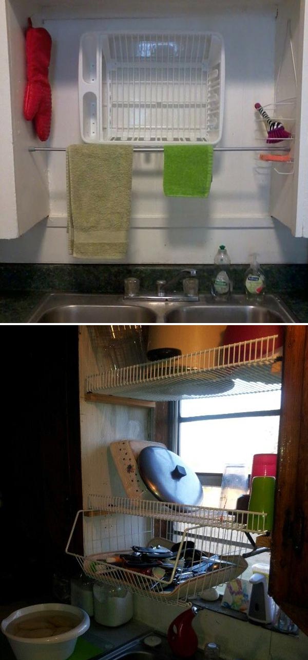 Top 26 Awesome Ideas to Use Narrow or Dead Space in Kitchen Hack Narrow Kitchen Space 8 2