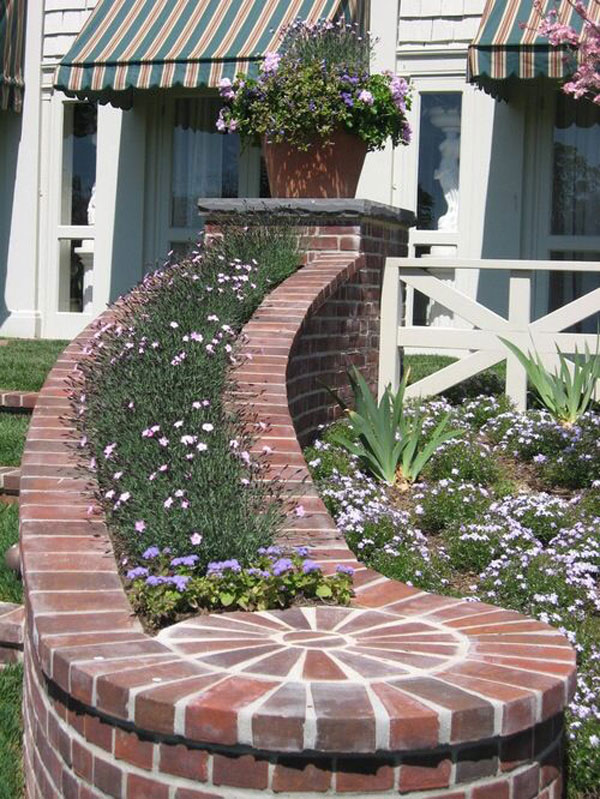 Brick Landscaping Ideas to Increase the Beauty of Homes Outdoor Create Landscapes With Pattern Bricks 19