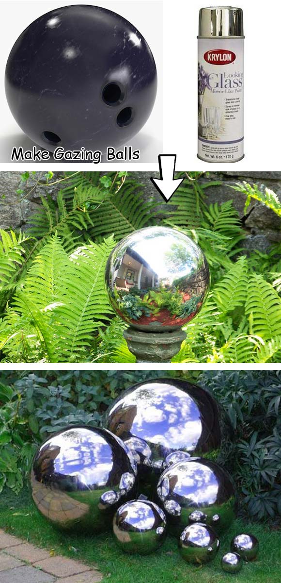 Diy Garden Globe Ball Ideas 1