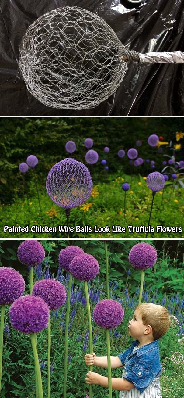 Diy Garden Globe Ball Ideas 10