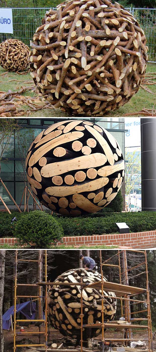 Diy Garden Globe Ball Ideas 14