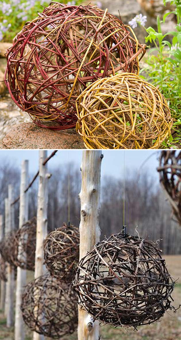 Diy Garden Globe Ball Ideas 15