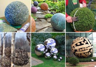 Diy Garden Globe Ball Ideas 330x230