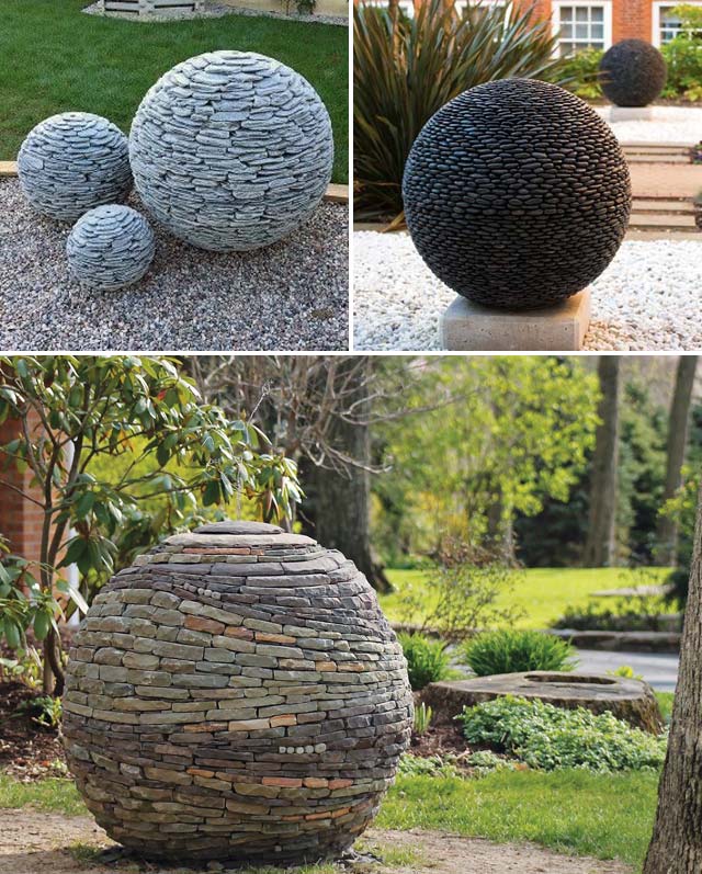 Diy Garden Globe Ball Ideas 6