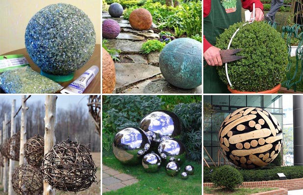 Diy Garden Globe Ball Ideas