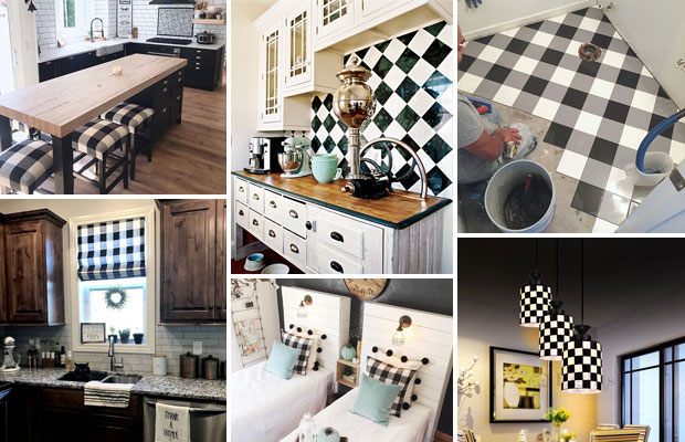 Bring Check Pattern To Home Decorating