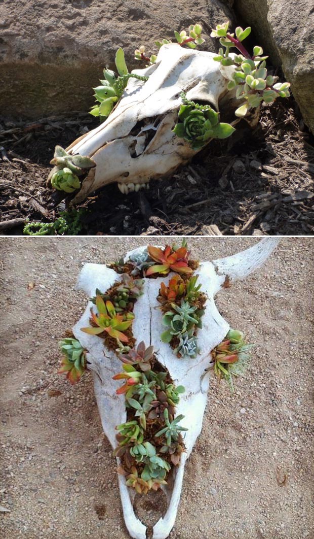 13 Ideas to Make Creepy DIY Halloween Planters DIY Scary Planter For This Halloween 5