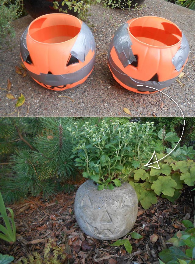 13 Ideas to Make Creepy DIY Halloween Planters DIY Scary Planter For This Halloween 9