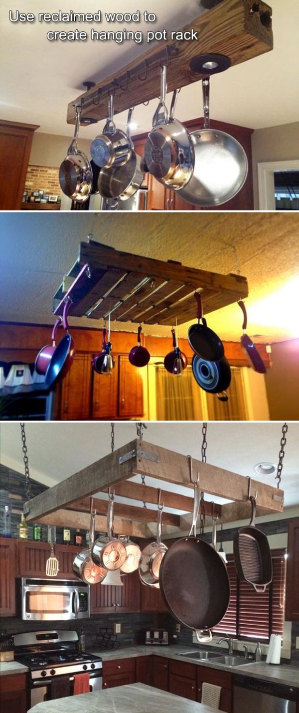 15 DIY Kitchen Decor Projects Done With Reclaimed Wood Proud Home Decor
