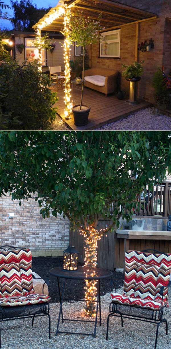  evenings are a neat fourth dimension to pass inward your patio or yard The Best 21 DIY Lighting Ideas for Summer Patio as well as Yard