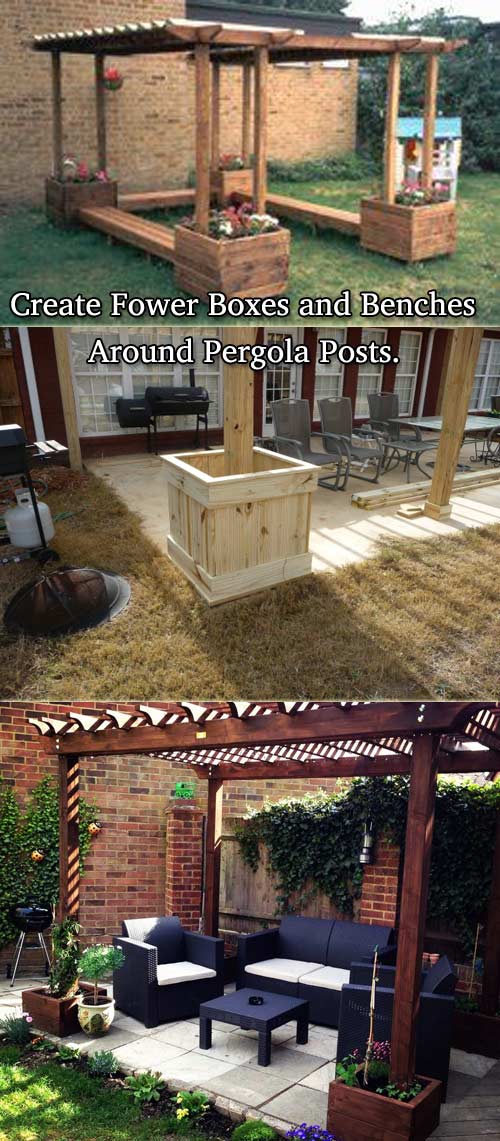 There is zippo amend than enjoying inward the backyard or patio The Best 23 Pergola Projects Provide Enjoyable Yard or Garden Stay
