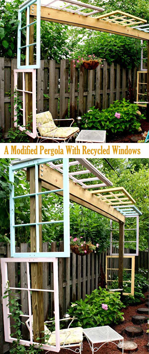 There is zippo amend than enjoying inward the backyard or patio The Best 23 Pergola Projects Provide Enjoyable Yard or Garden Stay