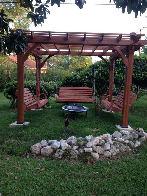 There is zippo amend than enjoying inward the backyard or patio The Best 23 Pergola Projects Provide Enjoyable Yard or Garden Stay