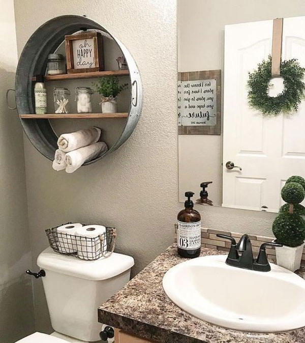 27 Farmhouse  Inspired Bathroom  Storage You Should Try 