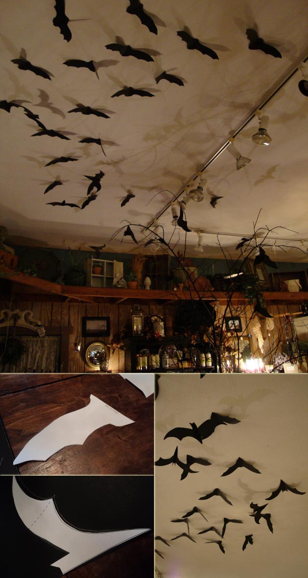 The kitchen should non live but a messy infinite  xv Cool Ideas to Decorate a Spooky Halloween Kitchen