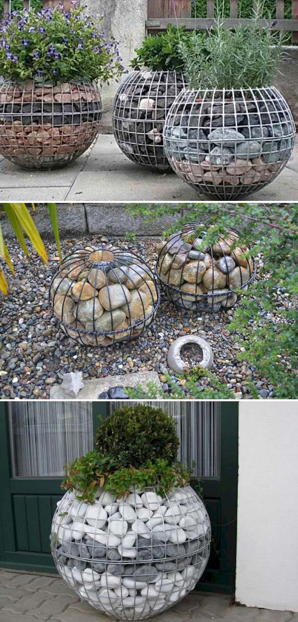 How to Make a Concrete Globe Garden Planter