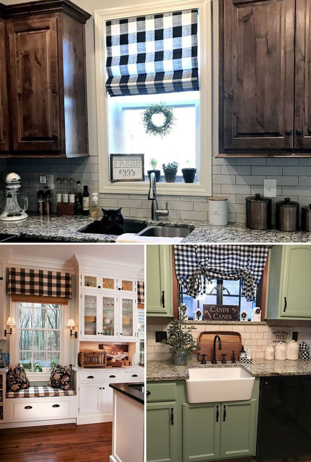 black and white plaid kitchen decor ideas｜TikTok Search