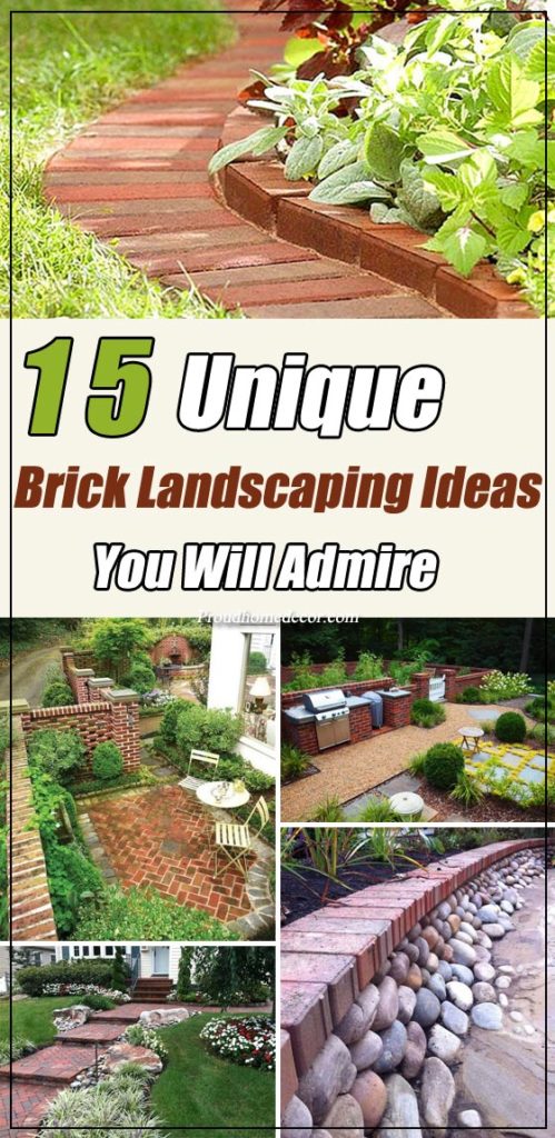 15 Unique Brick Landscaping Ideas You Will Admire